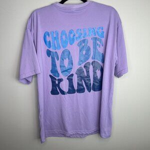 Choose to be kind purple short sleeve‎ top size small